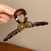 Clip para el Cabello de Perlas y Pedrería Estilo Coreano de Gama Alta, Modelo Nuevo 2026, Pinza Tiburón Brillante de Pedrería de Lujo Ligero para Recogidos en la Parte Trasera de la Cabeza