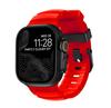 La Correa de Silicona Wild Trail es Adecuada para Apple 10 S11 Generación iWatch Ultra Hebilla de Metal de Aleación de Titanio Pulsera Deportiva