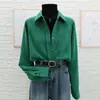 Camisa Gruesa de Capas Otoño e Invierno 2025 para Mujer Top Interior Chaqueta Camisa Cepillada Azul Klein
