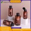 Xiying spot 100ml garrafa de plástico marrom PET flip hidratante puro Dew garrafa cosmética embalagem engarrafada garrafa vazia