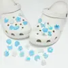 Accesorios Florales Perforados 3D Estilo Océano Iridiscente para Zapatos Desmontables Lindos Decoración de Estrella de Mar, Concha, Delfín Hebilla de Zapato Mayoreo