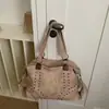 Nuevo Bolso Vintage de Gran Capacidad para Mujer Otoño 2026, Bolso Tote de Hombro de Moda Estilo Páramo, Bolsos de Mujer al por Mayor