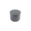 Lata 8 oz doble cara negro mate tarro de vela de aromaterapia lata para cera sólida para el cabello caja de regalo embalaje cosmético