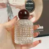 Frasco Dispensador de Perfume de Alta Qualidade 100ml Grande Capacidade Borrifador de Rosca Frasco Vazio 50ml Portátil Pressão Frasco de Reposição