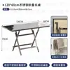 Mesa e cadeira de barraca de comida estilo coreano Combinação Mesa de jantar de aço inoxidável para hot pot estilo exército da rede Cadeira de jantar estilo restaurante coreano
