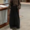 Calça de Maternidade 2026 Outono/Inverno Caimento Fluido Lã Solta Preguiçosa Perna Larga Emagrecedora para Figuras em Forma de Pera Arroz Pegajoso Calça Casual