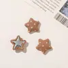 Estilo Japonês Outono/Inverno Novo Tecido Estrela de Cinco Pontas DIY Presilha de Cabelo Botão de Fivela para Casaco Chapéu Bolsa Ornamento Acessórios Galões