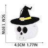 Parche de Tela Bordado Fantasma Parche Calavera de Terror Decoración de Bolsa Pegatina Bordada de Santa Claus Calabaza Día de Acción de Gracias