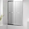 Box de Banheiro de Aço Inoxidável com Estrutura 304 Tudo Incluído Porta de Vidro de Banheiro Divisória de Separação Seca e Úmida