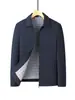 Ropa exterior para hombre, nuevo estilo para papás, top business casual para hombres de mediana edad y mayores, chaqueta cortavientos con solapa otoño 2026