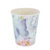 Amazon Vajilla Tema Mariposa Azul Cuchillo, Tenedor, Vaso y Plato de Papel Set Vajilla Mariposa