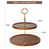 Soporte de Exhibición para Mesa de Postres Chino Adornos Bandeja para Pastel de Compromiso Soporte para Postres de Múltiples Capas Bandeja de Té Mesa para Hora del Té con Comida Fría