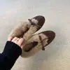 Zapatos cómodos, versátiles, adelgazantes y cálidos con forro de felpa, sin cordones para mujer, con diseño de lazo y un estilo elegante y fácil de llevar inspirado en Birkenstock.