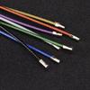 Chaveiro de PVC colorido arco-íris DIY acessórios para chaveiro anel de arame chaveiro colorido grande corrente chaveiro