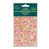 Redanco5D Relieve Popular Dibujos Animados Pegatina para Uñas Cabeza de Fresa Gato Estéreo Pegatina para Uñas Dr1508