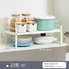 Estante de cocina retráctil para encimera, partición de gabinete, estante de capas, gabinete, almacenamiento de condimentos, estante para ollas, estante pequeño de escritorio
