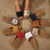 Sudeste Asiático Comercio Exterior Talla Grande 36-45 Suela Gruesa Huecas Sandalias sin Cierre para Mujer Transfronterizas Florales Cuña Sandalias de Playa