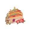 Ciudad Turística de China Pegatinas Metálicas para Refrigerador Pekín Harbin Hangzhou Nanjing Wuhan Lugares Escénicos Souvenirs