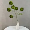 Flores artificiales para bodas, 6 cabezas de exquisitas peonías, para arreglos de pasillo de salón de bodas, decoración del hogar y centros de mesa; materiales para flores artificiales para exportación