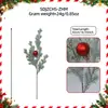 Amazon Cross-border Simulado Galhos de Pinheiro Aveludados Frutas Vermelhas Estacas Decoração de Natal Frutas Vermelhas Frutas Vermelhas Artificiais Galhos de Pinheiro Ornamento
