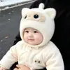 Gorro de Bebé Otoño Invierno Gorro de Felpa Cálido Engrosado Para Recién Nacidos Gorro Protector de Orejas Niños Niñas Gorro Cubre Cabeza a Prueba de Viento