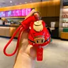 Año del Caballo Llavero de Cuero de Buena Suerte Colgante de Muñeca Femenina Lingote Bolsa de la Suerte Caballo del Zodiaco Regalo Pequeño Creativo