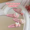 Múltiples Estilos de Pinzas para el Cabello, Lindas Pinzas Bb de Resina de Conejito, Pinzas Laterales Rosas para Chicas Dulces, Accesorios para el Cabello