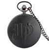 Reloj de Bolsillo de Harry Potter Más Vendido con H.P. Patrón, Reloj de Bolsillo de Cuarzo Retro Creativo, Regalo de Merchandising de Anime