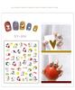 Venta al por mayor del fabricante Pegatinas 3D para Uñas Estilo Ins Bestia de Fuego Pegatina Completa Flor de Cuatro Hojas Flor Arcoíris Pegatinas para Uñas