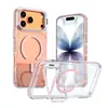 Funda de teléfono compatible con iPhone 18 Pro Max con Carga Magnética y Soporte para Lente, Cubierta Protectora Anti-Caídas de Alta Transparencia para Apple 17