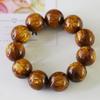 Pulseira Salgueiro Marinho Fio Dourado Imitação Âmbar Salgueiro Marinho Contas Redondas Masculinas Contas de Buda Pulseira Feminina Coral Negro Pulseira de Casal