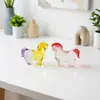 Adorno de Caballo del Zodiaco de Vidrio de Zibo, Decoración para Coche de Caballo Tang, Decoración de Escritorio de Oficina, Regalo para las Fiestas de Año Nuevo