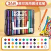 Los marcadores acrílicos líquidos directos para estudiantes son opacos y se pueden aplicar en capas, bolígrafos de acuarela diseñados específicamente para el arte y el dibujo infantil