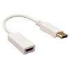 Cable adaptador DisplayPort a HDMI grande, DP macho a HDMI hembra, cable de conversión DP a HDMI HD