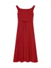 Comercio Exterior Transfronterizo Ropa para Mujer 2025 Otoño e Invierno Nuevo Estilo Ropa para Mujer Estilo Europeo y Americano Vestido de Moda con Decoración de Botones para Mujer