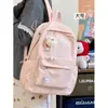 Mochila de Moda para Niñas Primavera 2026 Versión Coreana para Estudiantes de Secundaria y Universidad Mochila Sencilla para Mujeres