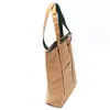 Bolsa de Papel Dupont em PVC Japonês com Logo de Padrão Personalizado, Bolsa de Compras com Isolamento Térmico e à Prova d'Água, Bolsa de Mão em Papel Kraft com Zíper