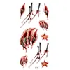 Adesivos de Tatuagem Flor Colorida Impressa em 3D Esboço Colorido Venda Direta da Fábrica Atacado em Estoque Adesivos de Tatuagem à Prova d'Água