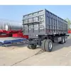 Reboques Full-Trailers Autodescarregáveis de 3 Eixos tipo Engate, Caminhões Basculantes Hidráulicos, Reboques Full-Trailers com Plataformas, Veículos de Transporte de Grãos