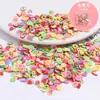 Cuentas de Colores, Granos de Azúcar, Piezas de Arcilla Blanda con Forma de Corazón de Fruta, Materiales para Pegamento Cremoso DIY, Accesorios de Joyería para Pasadores de Pelo Guka Hechos a Mano al por Mayor
