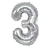 Globos de Película de Aluminio Número 0-9 Cuerpo Grueso de 18 Pulgadas Fondo de Fiesta de Cumpleaños Arreglo de Escena Globos Papel de Aluminio Venta al por Mayor