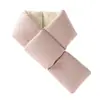 Moda Coreana Nueva Otoño/Invierno 2025 Bufanda de Plumas Versátil Calentador de Cuello Espeso Color Sólido Chal Venta al por Mayor