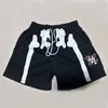 Bermuda Casual 3/4 para Homem, Estilo Fino de Verão, Marca Americana da Moda, Bermuda Casual Solta para Corrida no Joelho para Homem, Verão