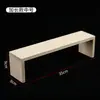 Soporte de Exhibición de Joyería Almacenamiento de Cajas Sorpresa Estante de Madera con Niveles para Figuras de Muñecos Vitrina Exhibidora Costura de Microfibra