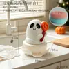 Fregador de Olla Lindo Fantasma - Cepillo Especial para Limpieza de Ollas de Cocina, No Daña las Ollas, Cepillo de Limpieza para el Hogar Multifuncional y Desmontable