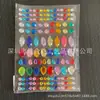Adesivos de unha com pedras preciosas, contas de cristal, adesivos de diamante, adesivos de joias de brinquedo para crianças, adesivos de strass acrílico