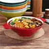 Tazones Especializados para Hot Pot Picante, Tazones Grandes, Tazones de Doble Asa, Tazones para Arroz y Fideos, Tazones para Fideos Caracol, Tazones Maocai para Uso Comercial, Vajilla de Melamina, Tazones para Fonderías
