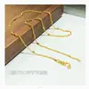 Colar Corrente Quadrada em O com Banho de Ouro em Cobre para Mulheres, Luxo Leve, Sensação de Alta Qualidade, Corrente para Clavícula com Corrente Extensora, Versátil, Cor Duradoura