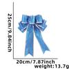 Decorações de Natal 25cm Rosa Choque Rosa Multicolorido Natal Laço Artesanal Laço para Árvore de Natal Decorações Penduradas