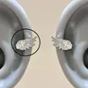 Alas de Ángel Pinza para Hélice de Oreja Pinza para Oreja Pendientes Perforados para Mujer Pendientes de Ala Pinza Coclear Colgante de Oreja